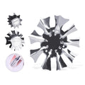 3 Styles Stainless Steel Nail Cutter Stencil Tool Shape Trimmer Clipper Styling Forms Nail Art Tools  Tattoo Accessories