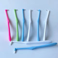 Wholesale Small Pointed Single Tuft Toothbrush with Colorful Soft Nylon Bristles Interdental Cleaners for Orthodontic Braces