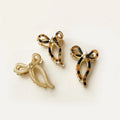 Acetic Acid Metal Bowknot Claw Clips Fashion Acetate Bow Pearl Tortoiseshell Hair Claw Elegant Shark Clamps Clips for Women