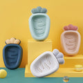 Travel Fruits Soap Case Box Holder with Strong Sealing White Color Round Soap Box Packing