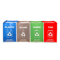 Custom Lamination Recycle pp Woven Garbage Sorting Bag Set for Office pp Woven Rubbish Bag pp Woven Trash Bags