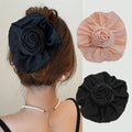 2023 New Design Vintage French Hair Clips Plastic Hair Clamps Claw Clip Big Trendy Flower Shape Shark Hair Jaw Clip