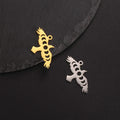 Fashion Stainless Steel Eagle Charm Gold Plated Fly Eagle Pendant Jewelry Accessories for Necklace Bracelet