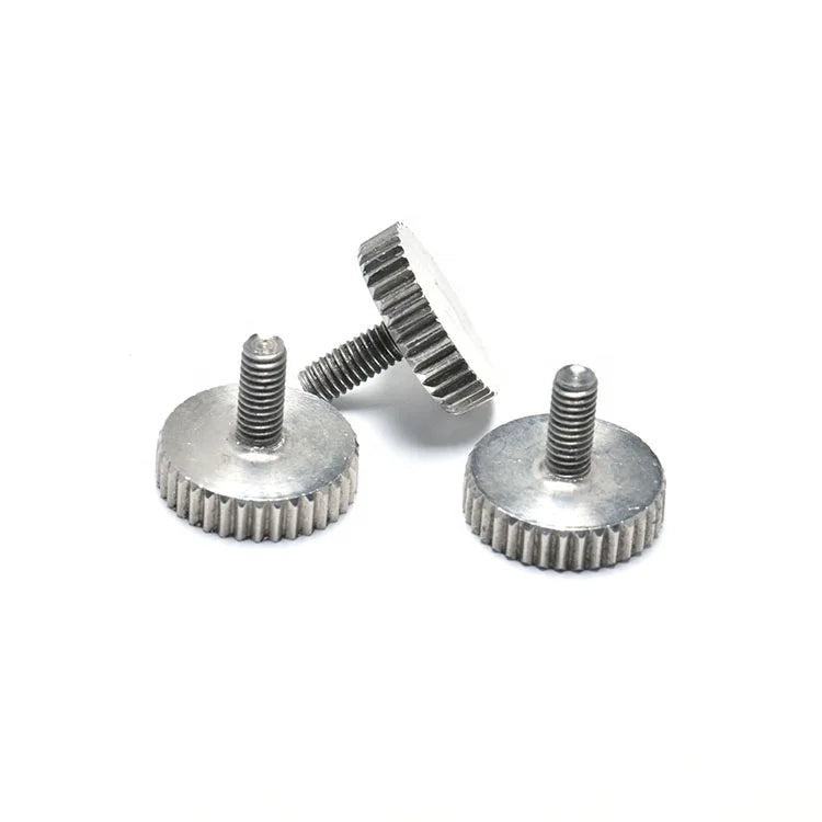 M4 M5 M6 Stainless Steel Flat Head Knurled Thumb Screws