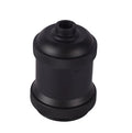Aluminium Matte Lamp Holder with Ring E26 E27 No Switch Light Socket 250v Metal Body Stand Screw Style