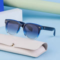 Sample Available Custom Own Logo Vintage Square Frame Two-Tone Men Women Polarized UV400 Shades Sunglasses
