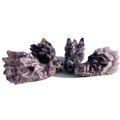 Wholesale Natural Dream Amethyst Crystal Hand Carved Dragon Head Skulls Crystal Sculpture for Sale
