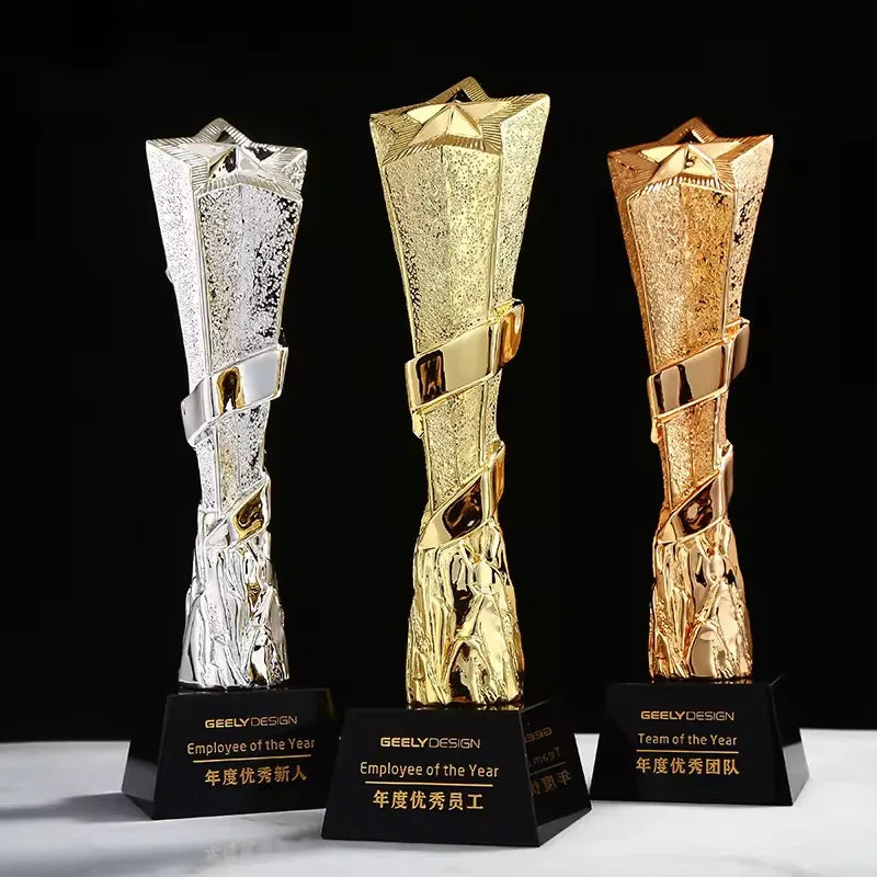 Wholesale Cheap Trophies Awards Customized Blank Plaque Wood Glass Crystal Resin Award