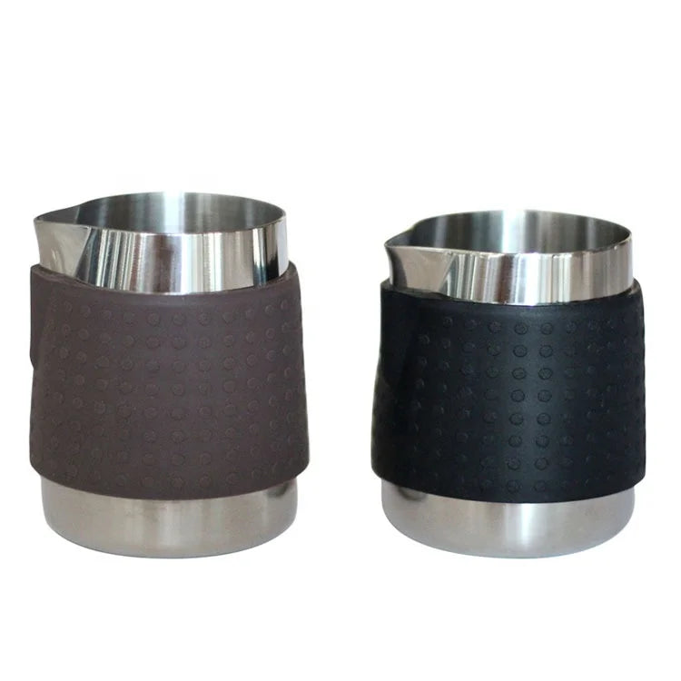 350 ml 304 Stainless Steel Latte Cup Pull Flower Cup Foam Milk Heat-resistant Latte Jug Coffee Tray