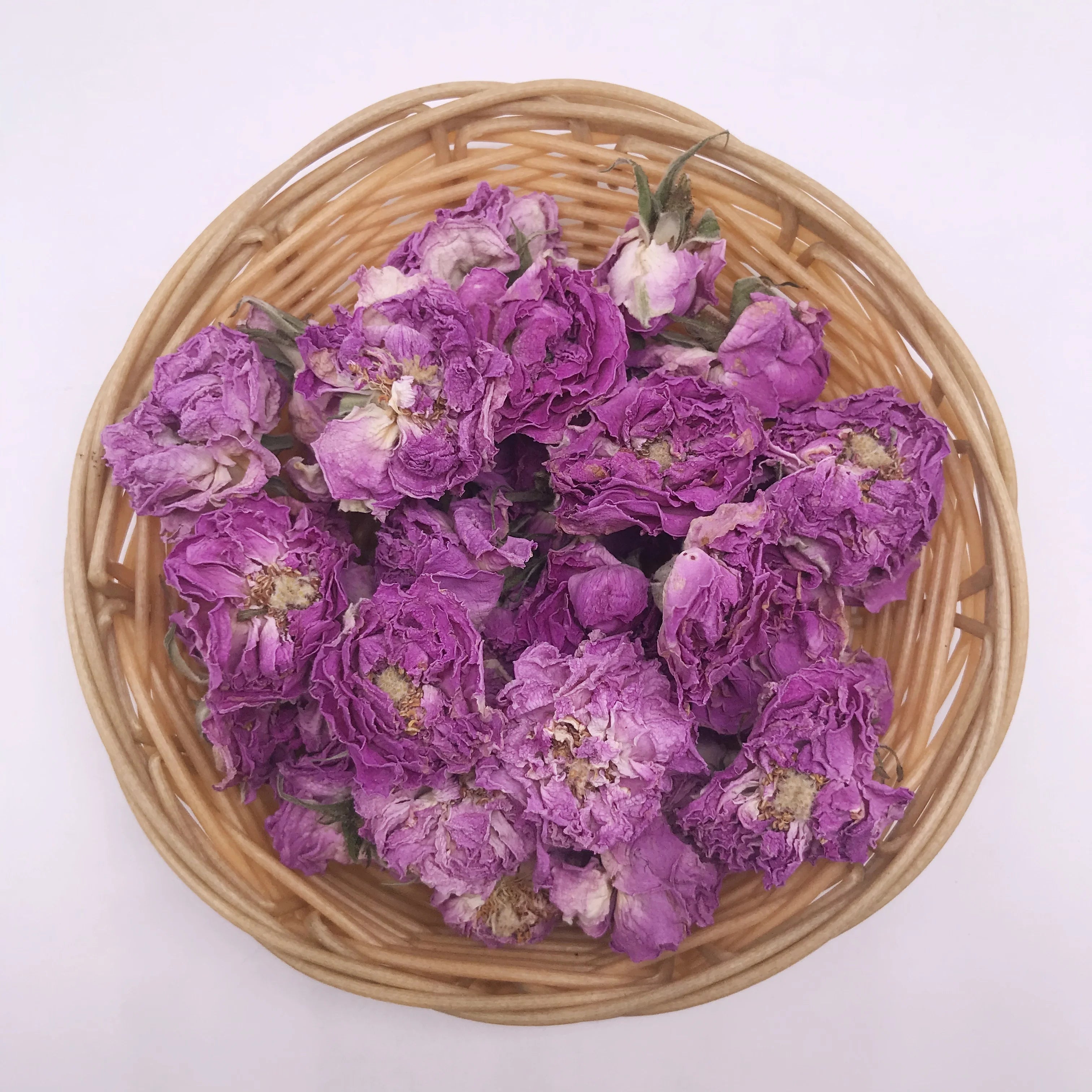 4015 Wholesale Natural Dried Damask Pink Rose Buds Tea Flavor Tea Edible Dry Rosa Damascenarose Flower
