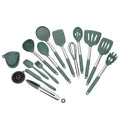 Best Selling Silicone Wooden Handle Kitchen Accessories Utensils Cooking Kitchen Utensils Set
