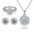 OEM ODM Service 925 Silver Zirconia Jewelry Set Manufacturer Bulk Fashion Jewelry for Women