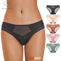 Shanhao OEM Low-waist Lace Leakproof Panties Womens Menstrual Underwear Cotton Bamboo Culottes Menstruelles Period Panties