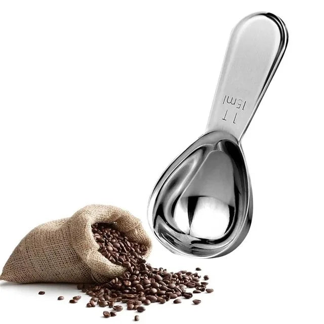 Custom Made 15ml 30ml Stainless Steel Coffee Bean Powder Measuring Spoon