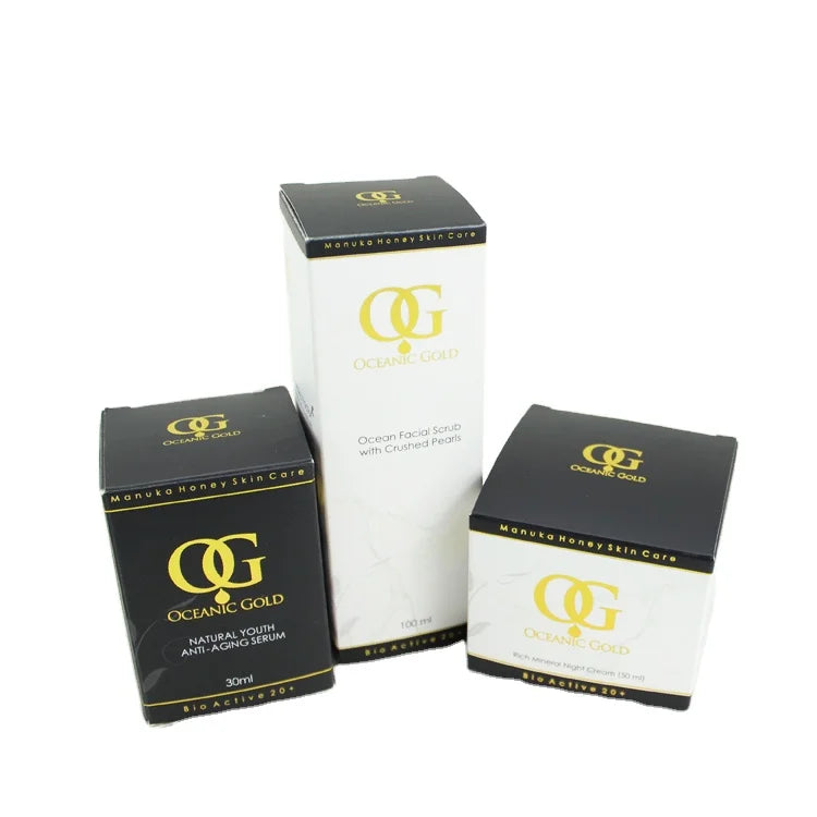 Custom Printing Cosmetic Skincare Packaging Box Eco Friendly Beauty Cosmetic Packaging Wholesale