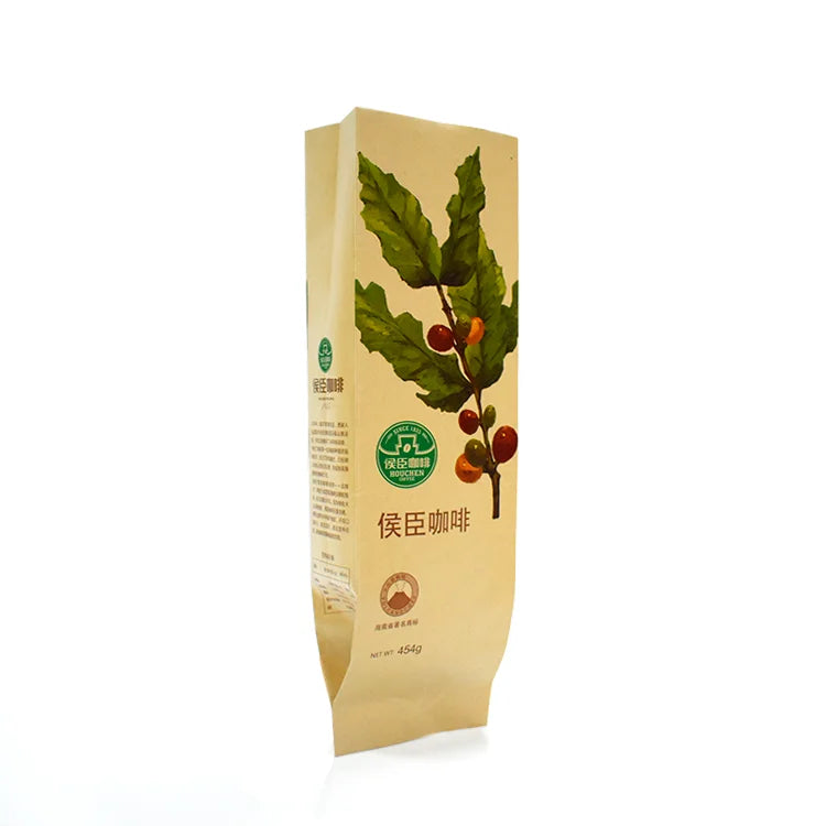 Supplier Custom Standing Coffee Plastic Mylar Soft Touch Ziplock up Packaging Valve Cafe Aluminum Foil Mylar Bags