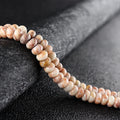 Wholesale Jewelry Making Beads Natural Red Banded Meshwork Jasper Rondelle Abacus Loose Beads Customized Ring