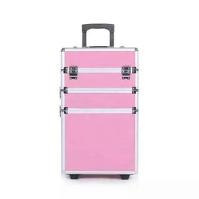 Wholesale High Quality Aluminum Makeup case Makeup Organizer Storage Box Makeup Train case