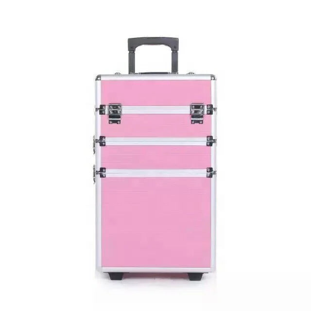 Wholesale High Quality Aluminum Makeup case Makeup Organizer Storage Box Makeup Train case