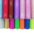 Mirror Sparkling  Glitter Smooth PU Faux Synthetic Leather Fabric Roll/Sheet for Making Handbag/Craft/Cover