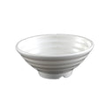 Restaurant Dinnerware Japanese Ramen Serving 8 Inch White Round Melamine Noodle Bowl