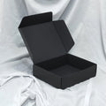 Eco Kraft Customised Corrugated Board Black Mailer Packaging Cheap Corrugated Board Box Sponge Socks Embossing Matt Lamination