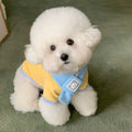 Macaron Collar Mark Bear Puppy Bottoming Shirt Winter Polyester Pet Cat Clothes Scarf Christmas Teddy Cup for Dogs