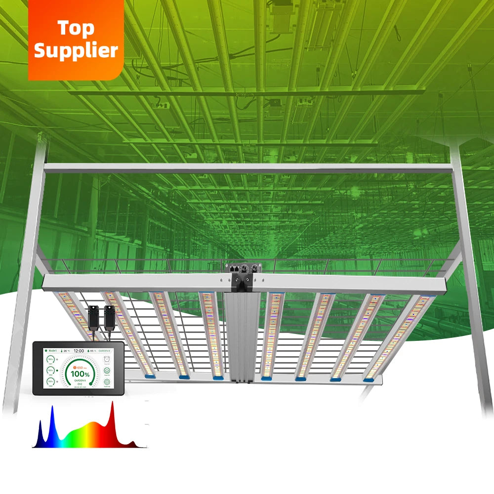 Sunplus  Lm301b Lm301h 860W 1300W Adjustable Hydroponic Folding Full Spectrum Led Grow Light for Indoor Plants