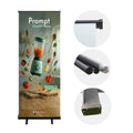 80x200cm Portable Black Diamond Roll up Banner Pull up Banners Backdrop Stand Display Background for Advertising
