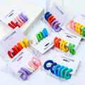 Trendy Frosted C Earrings Anniversary Jewelry Accessories Acrylic Hoop Set Unisex Resin Custom Candy Color Claw Setting 3