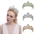 Luxurious Rhinestone Party Hair Accessories Bridal Wedding Bling Crystal Tiara and Crowns Wedding Tiara Bridal Crown
