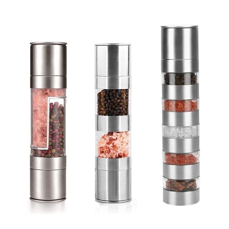Seasoning Muller Kitchen Tools Spice Portable Manual Stainless Steel Pepper Salt Mill Grinder