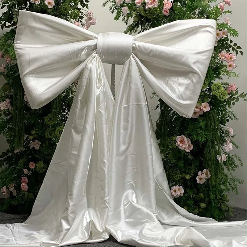 Birthday Party Decoration Large Satin Butterfly Wedding Room Decoration Bow