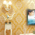 Europe Damask 3D Non Woven Wallpaper Home Decor Florals Wall Paper Rolls