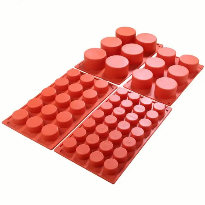 HY Silicone Cookie Molds Round Cylinder Chocolate Cover Mold