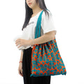 Korean Vintage Fashion Women's Pleated Shoulder Tote Bags Wholesale Foldable Daily Shopping Bags Two Handles Open for Summer