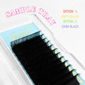 Abonnie Wholesale Volume Eyelash Extensions Matter Black Fluffy Cashmere Mink Eyelash Extension Cashmere Lash Extensions