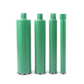 DZ 4pcs Steel Core Drill Bit Set 1.73" 2.5" Wet Diamond for Concrete Straight 22mm Thread Diameter for Masonry Plastic Drilling