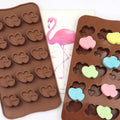070 Double Heart Shape Valentine Gift Series Silicone Chocolate  Mold Kitchen Supplies Tools Soap Mold Trays