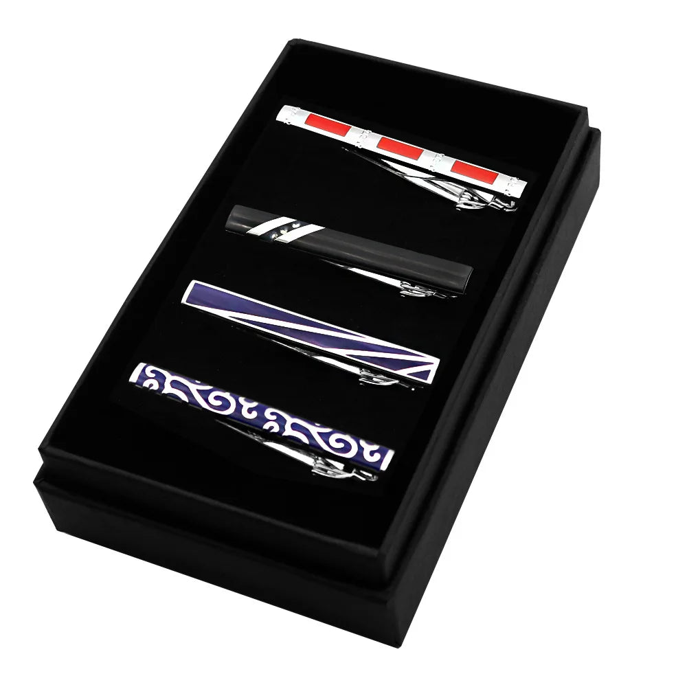 2023 New Arrival Mother of Pearl Enamel Design Customised Tie Pins Clip