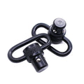 Durable 1" Black Stainless Steel Tactical Push Button QD Sling Swivel with Custom Logo Hunting Accessories
