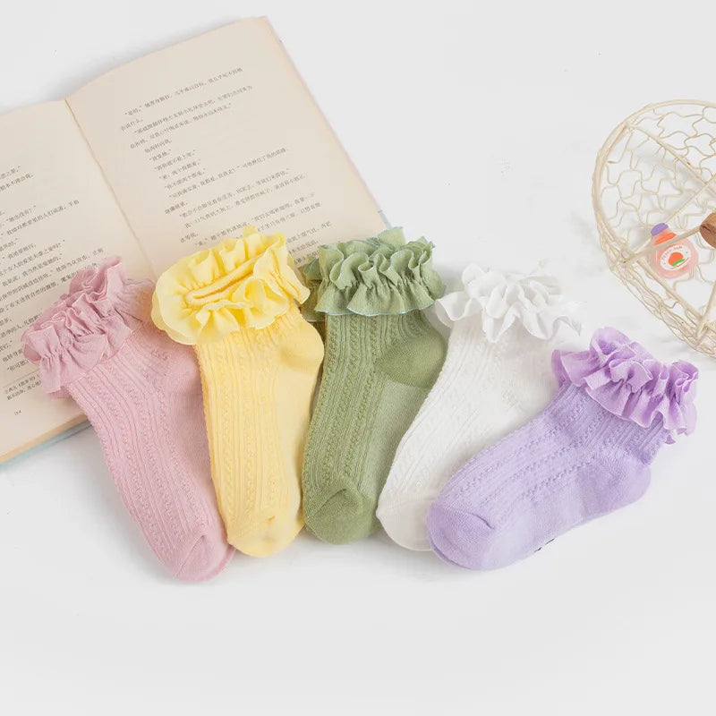 Best-Selling Toddler Socks Candy Color Kids Toddler Dancing Sock Fashion Cotton Cute Girls in Ankle Socks