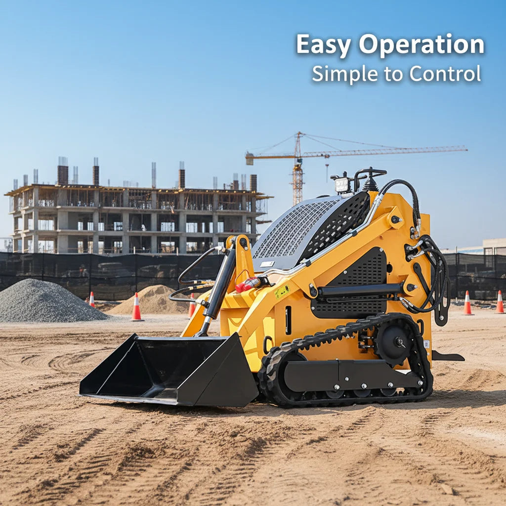 New Generation Flexible Steer Skid Steer Loader 400kg List Price