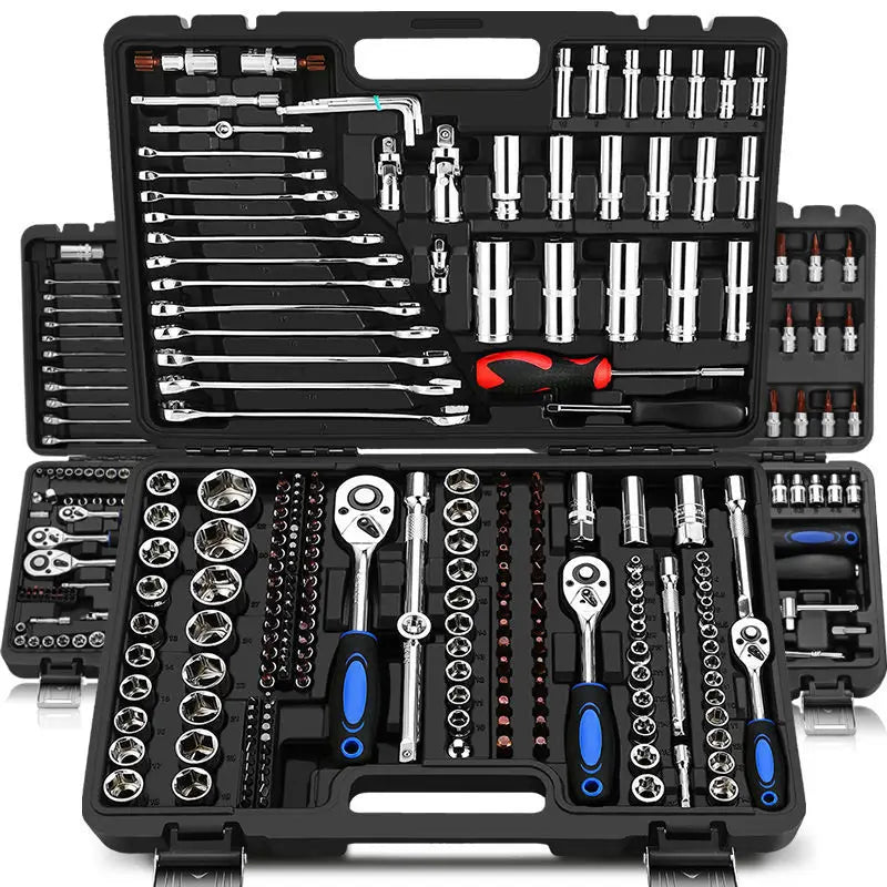 108pcs-151pcs China Heavy Duty Ratchet and Box Spanner Set Socket Wrench Car Repair Tool Sets