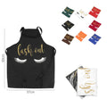Reusable Cotton Linen Apron for Lash Artist Eyelash Extension Apron Nail Beauty Salon Apron
