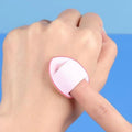 Finger Size Powder Puff Triangle Shape Mini Makeup Sponges Puffs with Strap Soft Cosmetic Pressed Powder Pads