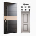 Foshan Yohome Luxury Villa Home Cast Aluminum Pivot Entrance Door Stainless Steel Front Security Exterior Doors