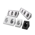 Hot Sale Black 3 Corner Bracket 40160 40120 4080 4040 Triangle Aluminum Bracket Corner Bracket for Aluminum Profile