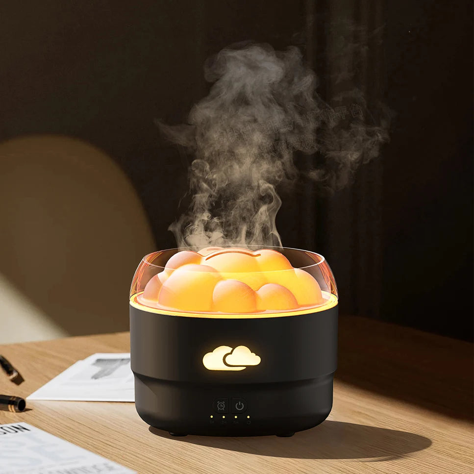 Large Capacity Cloud Aromatherapy Humidifier New Arrival Home Bedroom Desktop Colorful Bright Spray for Household Use