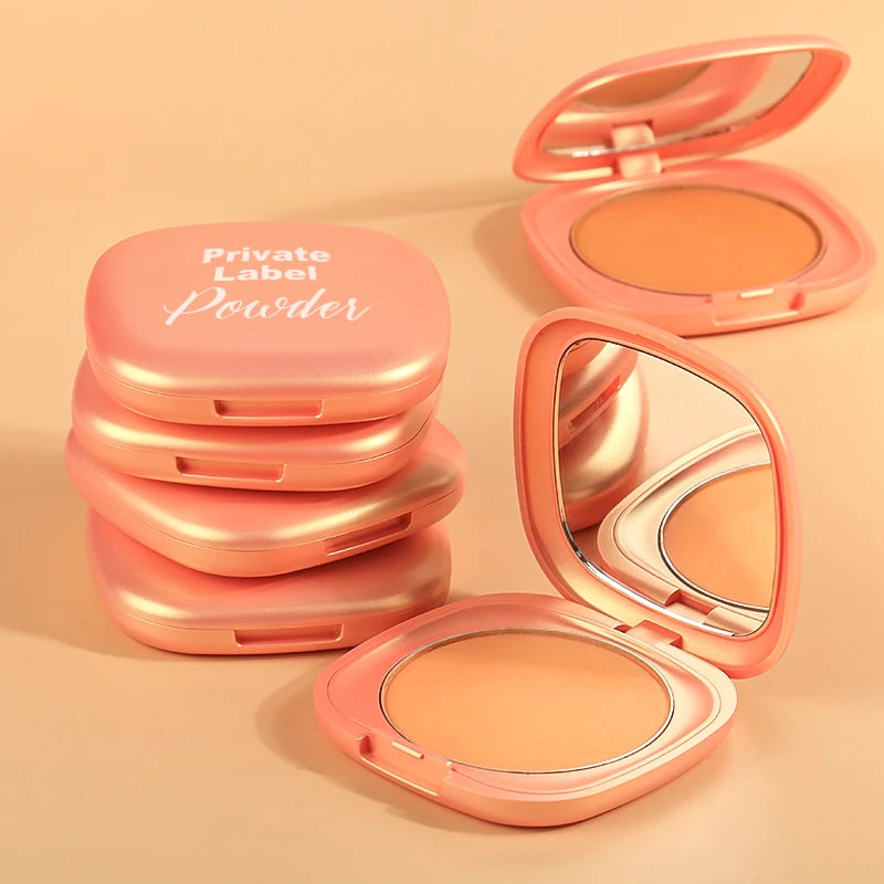 Hot-Selling Cosmetics OEM Your Brand Smooth Natural Pressed Powder Suppliers Low MOQ